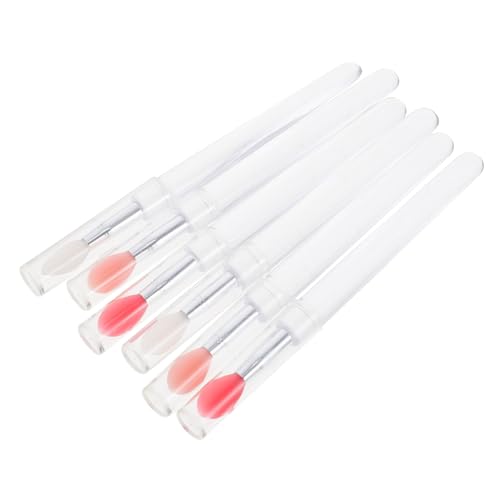 SKISUNO 6stücke Teiliges Silikon Lippenpinselset Mit Abdeckung Tragbare Lippenstift-applikatoren Für Lip Mask Lip Balm Und Lippenstift Weiche Pinselköpfe Makeup-werkzeug Für Frauen Und Mädchen SKISUNO 6stücke Teiliges Silikon Lippenpinselset Mit Abdeckung Tragbare Lippenstift-applikatoren Für Lip Mask Lip Balm Und Lippenstift Weiche Pinselköpfe Makeup-werkzeug Für Frauen Und Mädchen von SKISUNO