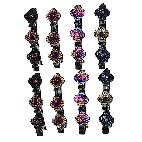 SKISUNO 8stücke Strass Haarnadeln Entenschnabel Clips Damen Haaraccessoires Mit Kristallsteinen Für Hochzeit Geburtstag SKISUNO 8stücke Strass Haarnadeln Entenschnabel Clips Damen Haaraccessoires Mit Kristallsteinen Für Hochzeit Geburtstag von SKISUNO