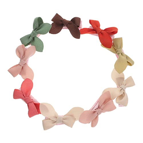 SKISUNO 9stücke Haarschmuck Clips Schleifen Barrettes Für Junge Mädchen Mädchen Haaraccessoires Für Geburtstag Party Fotografie von SKISUNO