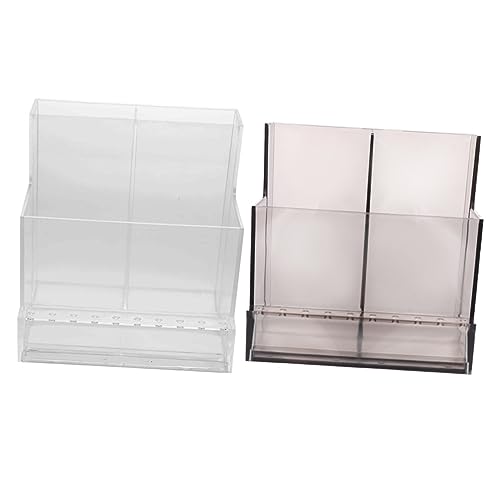 SKISUNO 2stücke Nagelbohrerhalter Ständer Organizer Aus Pp-material Mit Fächern Für Nagelbohrer Und Zubehör Für Maniküre Und Nailart-projekte von SKISUNO