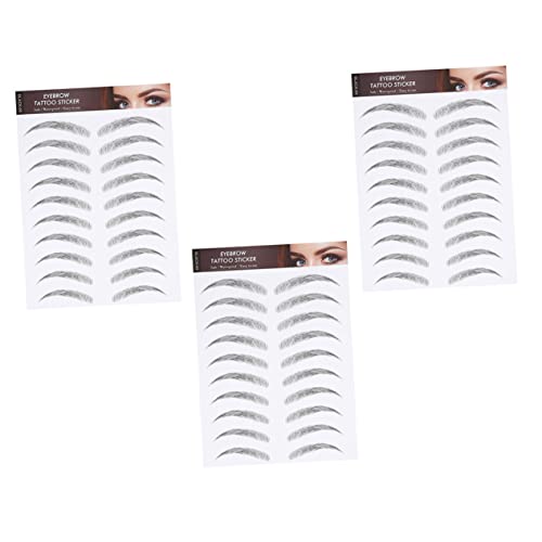 SKISUNO Augenbrauen-make-up-tool 6d Imitation Falsche Augenbrauen Aufkleber Voller Natürlicher Look Für Die Augenbraue von SKISUNO