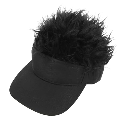 SKISUNO Baseballcap mit Perücke Unisex Verstellbar Modisch Leicht Outdoor Hut für Damen Herren für Camping Angeln Tennis Golf von SKISUNO