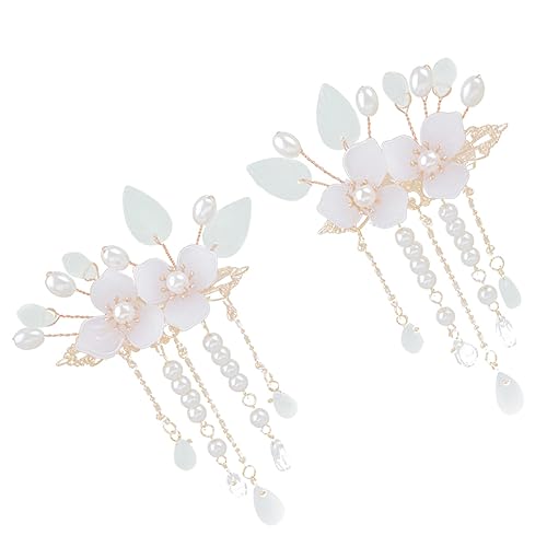 SKISUNO 1paar Antike Haarklammern Mit Quasten Teiliges Im Retro-stil Für Damen Für Traditionelle Chinesische Kleidung Und Elegante Hochzeitsfrisuren von SKISUNO