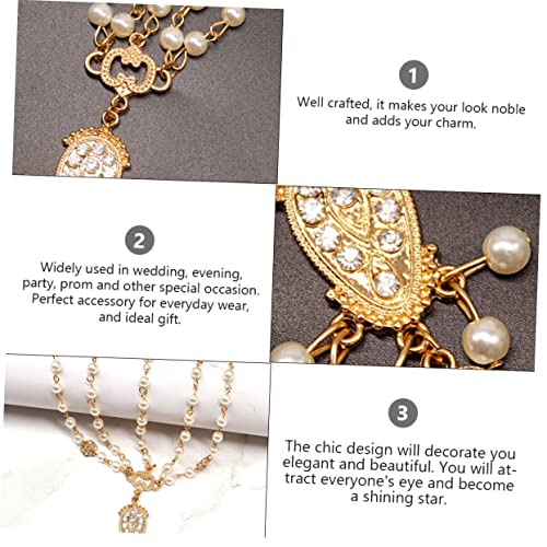 SKISUNO Boho Stirnband Damen Stirn Schmuck Kette Alloy Haarschmuck für Hochzeit Party Abendkleid Festliche Anlässe von SKISUNO