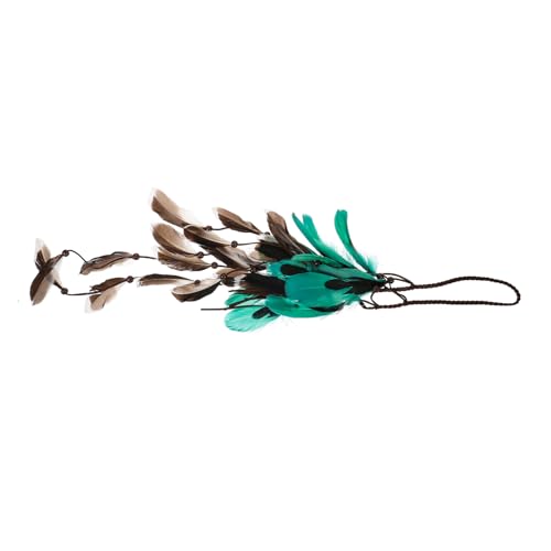 SKISUNO Boho Feder Stirnband Für Damen Bohemian Haarband Mit Federn Seil Kopfschmuck Für Festival Kostüm SKISUNO Boho Feder Stirnband Für Damen Bohemian Haarband Mit Federn Seil Kopfschmuck Für Festival Kostüm von SKISUNO