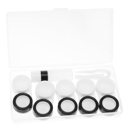 SKISUNO 5stücke Transparente Linsenbox Tragbarer Organizer Für Kontaktlinsen Auslaufsicher Mit Chic Design Für Reisen Und Alltag SKISUNO 5stücke Transparente Linsenbox Tragbarer Organizer Für Kontaktlinsen Auslaufsicher Mit Chic Design Für Reisen Und Alltag von SKISUNO