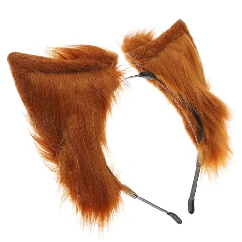 SKISUNO Katzenohren-stirnband Für Erwachsene Haar-accessoires Aus Plüsch Elastisch Für Halloween Cosplay Und Partys Geeignet von SKISUNO