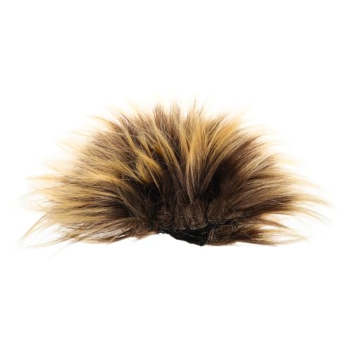 SKISUNO Cosplay Perücke Erwachsene Lustige Kostüm Haarteil Braune Stachelkopf Fake Wig Leicht Tragbar Für Party Karneval Festival von SKISUNO