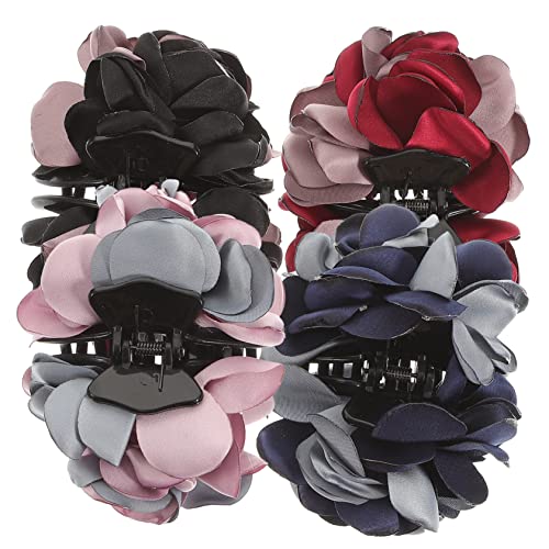 SKISUNO Stabile Damen-haarspangen Mit Blumendekor 4er-pack Einzigartige Haarspangen Mit Schleife Für Besondere Anlässe SKISUNO Stabile Damen-haarspangen Mit Blumendekor 4er-pack Einzigartige Haarspangen Mit Schleife Für Besondere Anlässe von SKISUNO