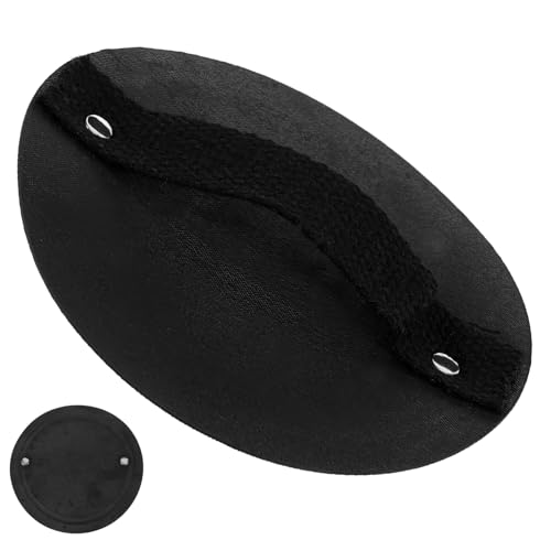 SKISUNO Doppelseitiger Peeling Badetuch Massagehandschuh Schwarz Starker Körper Peeling Scrubber für Dusche und Bad Sanfte Hautexfoliation für Rücken Nacken Schultern und Beine Effektive von SKISUNO