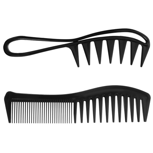 SKISUNO 4stücke Teiliges Haarkamm Set Für Männer Und Frauen Breitzahnfrisierkämme Aus Strapazierfähigem Material Für Friseure Und Täglichen Gebrauch Unisex Haarstyling Werkzeuge von SKISUNO