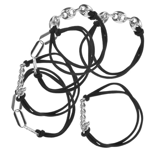 SKISUNO 6stücke Teiliges Elastischer Haargummis Für Frauen Vielseitige Ponytail- Für Alltag Und Besondere Anlässe Als Modisches Armband Tragbar Für Damen Und Mädchen von SKISUNO