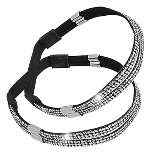 SKISUNO Verstellbare High Heels Riemen Elastische Anti Loose Schnürsenkel Damen Schuhriemen Mit Strass Für Sicheren Halt Und Stil von SKISUNO