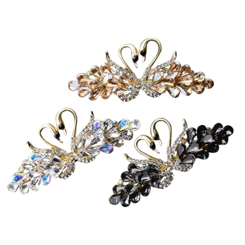 SKISUNO Elegante Vintage-haarspangen Mit Strasssteinen Und Schwanenmotiv 3 Stück Kristall-haarspangen Für Frauen Brauthaarnadeln Funkelndes Abschlussball-party- SKISUNO Elegante Vintage-haarspangen Mit Strasssteinen Und Schwanenmotiv 3 Stück Kristall-haarspangen Für Frauen Brauthaarnadeln Funkelndes Abschlussball-party- von SKISUNO