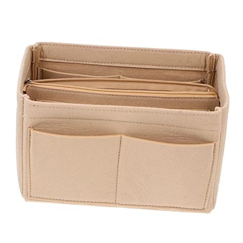 SKISUNO Filz Kosmetiktasche Für Frauen Mädchen Stabile Kosmetiktasche Mit Praktischer Organisation Für Kosmetika Und Schreibwaren Leicht Zu Reinigen von SKISUNO