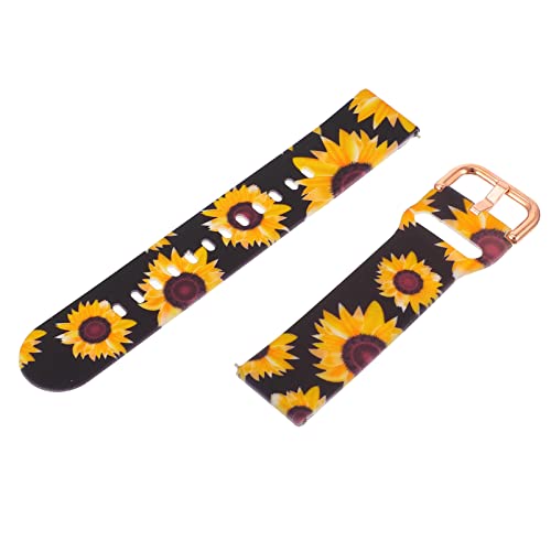 SKISUNO Frauen 20mm Uhren Gedrucktes Kausal Silikonband Kompatibel Mit 2 SKISUNO Frauen 20mm Uhren Gedrucktes Kausal Silikonband Kompatibel Mit 2 von SKISUNO