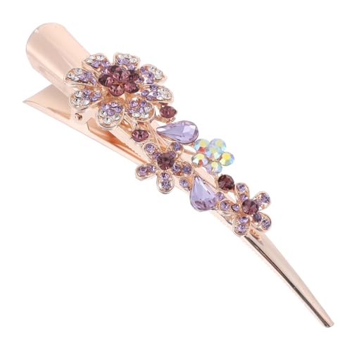 SKISUNO Blumen Haarspange Metall Haarspange Für Damen Und Mädchen Mit Kristall Für Party Und Alltag von SKISUNO