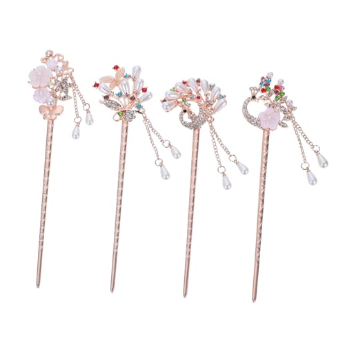 SKISUNO Haarnadel Im Antiken Stil 4-teiliges Haar-accessoire Aus Legierung Elegant Und Charmant Für Frauen SKISUNO Haarnadel Im Antiken Stil 4-teiliges Haar-accessoire Aus Legierung Elegant Und Charmant Für Frauen von SKISUNO