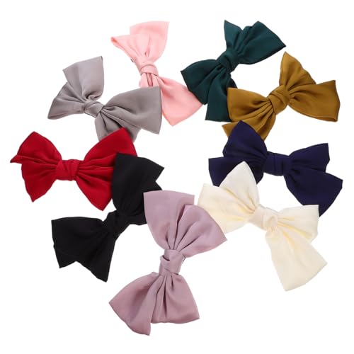 SKISUNO Modisches Schleifen-haarspangen-set 9-teilig Haarschleifen-clip Für Damen Haarspange in Silber SKISUNO Modisches Schleifen-haarspangen-set 9-teilig Haarschleifen-clip Für Damen Haarspange in Silber von SKISUNO