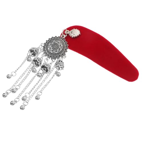 SKISUNO Haarschmuck Im Chinesischen Stil Mit Druckknopf Ausgefallene Haarspangen Für Frauen Hochzeit Retro Haaraccessoire Stoffspange Einzigartig Für Festivals von SKISUNO