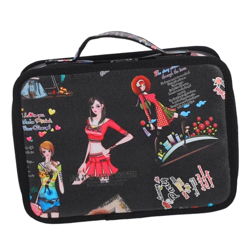 SKISUNO Haarschneider Werkzeugtasche Friseurtasche mit Trennfach Tragbarer Organizer für Friseurbedarf Kompakte Reisetasche für Salon Zubehör und Styling Tools von SKISUNO