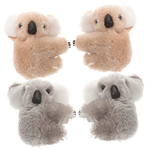 SKISUNO 4stücke Koala Haarspangen Tier Haar Barrettes Haarschmuck Für Mädchen Kleine Haarnadeln Haar Accessoires Dekoration von SKISUNO