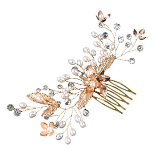 SKISUNO Hochzeits-haarkamm Für Bräute Mit Strass-kristallen Braut-haar-schmuck Clip-haarkamm Für Frauen Hochzeits-kopfschmuck Braut-haarteil Mit Bling-diamanten von SKISUNO