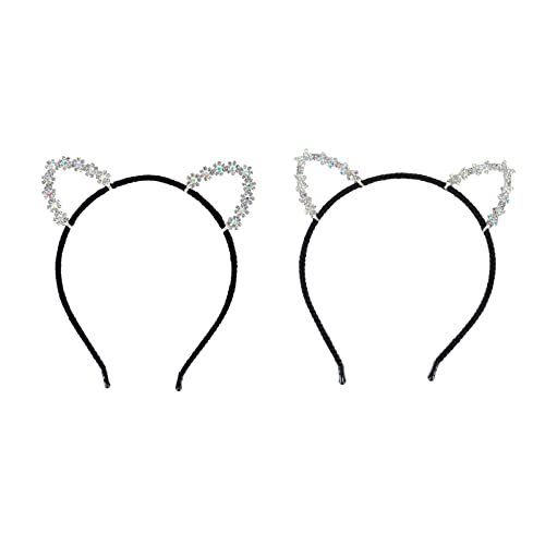 SKISUNO Katzenohren-stirnband Tierohr-haarband Katzenohr-stirnband Party-kostüm-zubehör Cosplay-partys Kinderpartys Bühnenauftritte von SKISUNO