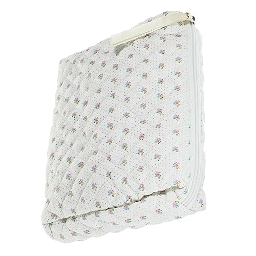 SKISUNO Kosmetiktasche Im Blumenmuster Große Tragbare Make-up Tasche Mit Reißverschluss Für Reisen Und Alltag Für Make-up-Tools Und Kosmetikprodukte von SKISUNO