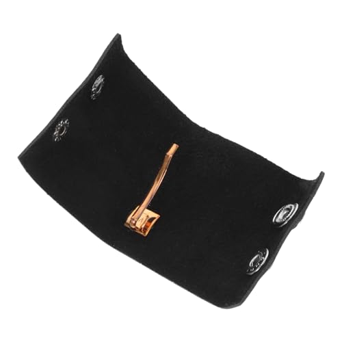 SKISUNO Leder Pferdeschwanz Halter Für Mädchen Einfaches Haargummi Mit Druckknopf Geeignet Für Dickes Und Lockiges Haar Modisches Haarschmuck-accessoire Für Schule Partys Und Besondere von SKISUNO