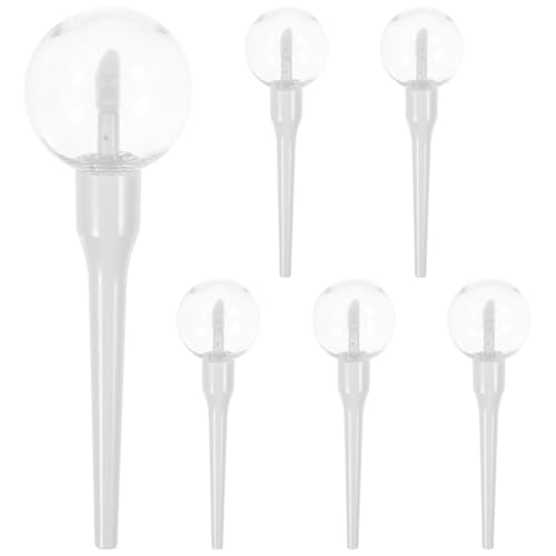 SKISUNO 6stücke Lollipop Lip Gloss Tubes Leere Nachfüllbare Behälter Für Lippenpflege Transparent Für Kosmetik Tragbare Wiederverwendbar von SKISUNO