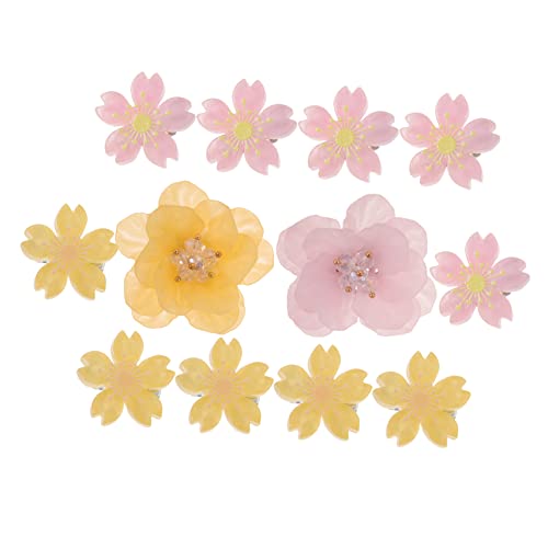 SKISUNO 12stücke Blume Haarnadeln Haar Clips Blumen Haar Barrettes Für Mädchen Und Frauen von SKISUNO
