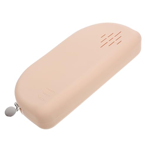 SKISUNO Silikon Make-up Pinsel Aufbewahrungstasche Reisefreundlicher Kosmetik Organizer Mit Reißverschluss Praktischer Reisebehälter Für Make-up Utensilien Für Damen Und Reisen OPP von SKISUNO