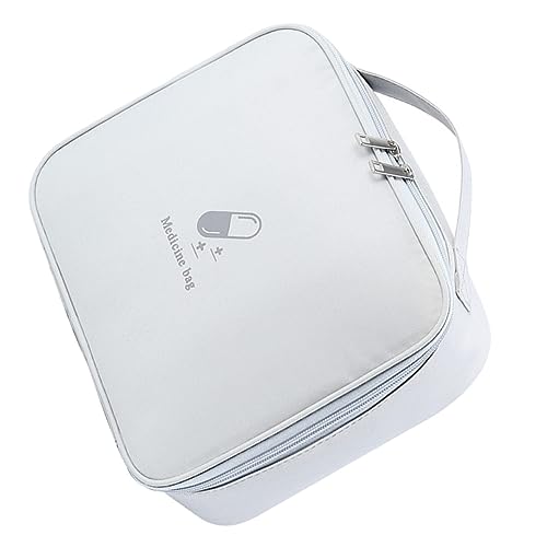 SKISUNO Medizinische Tasche Aus Wasserdichtem Oxford-Stoff Tragbare Reise-Notfall-Aufbewahrungstasche Medikamentenbehälter Für Outdoor von SKISUNO