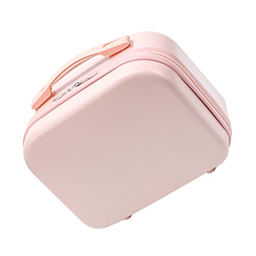 SKISUNO Mini Kosmetikkoffer Leichter Schminkkoffer Reise Kulturbeutel Tragbare Make up Tasche mit Glattem Reißverschluss und Praktischem Stauraum für Damen und Mädchen von SKISUNO