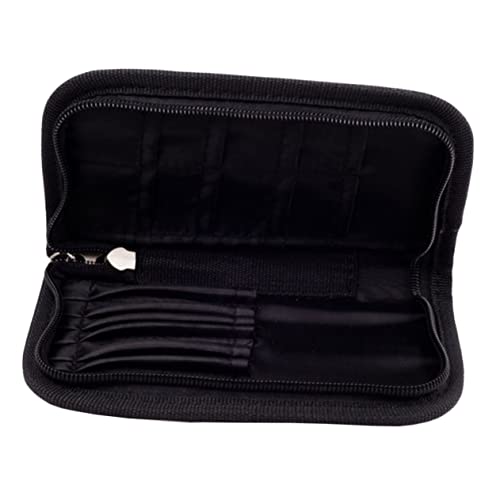 SKISUNO Oxford Cloth Dart Wallet Tragbare Tasche Für Outdoor-aktivitäten Langlebig Und Sicher Mit Reißverschluss Für Dartpfeile Und Zubehör Schwarz von SKISUNO