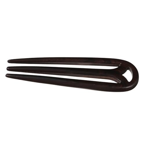 SKISUNO Retro Schwarzer Holz Haarstab aus Langlebigem Handgefertigter Chinesischer Haarschmuck für Damen All Match Haarnadel für Hochzeit Alltag und Besondere Anlässe von SKISUNO