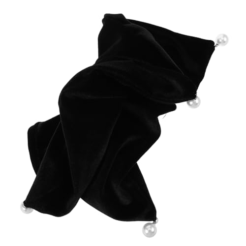 SKISUNO Große Samt-haargummis Für Damen Vielseitige Elastische Haarschmuckstücke Mit Perlenanhänger Komfortable Und Stilvolle Haarbänder Für Dickes Haar Für Alltag Und Besondere von SKISUNO