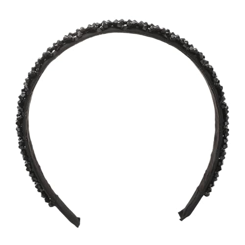 SKISUNO Schlichtes Stirnband Mit Charmanten Perlendekor Bequemes Haarband Zum Binden Für Zuhause Passend Für Verschiedene Frisuren Langlebig Durch Hochwertige Verarbeitung von SKISUNO