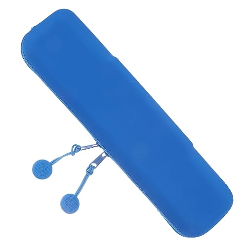 SKISUNO Silikon Pinseltasche Mit Reißverschluss Kompakt Und Tragbar Für Reisen Make-up-Pinsel-Organizer-Tasche Für Damen Und Mädchen Langlebig Und Praktisch von SKISUNO