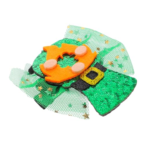 SKISUNO Irisches Fest-haar-accessoire Netz-kopfbedeckung Für Mädchen St Patrick's Day Party Tüll-stirnband Mehrfarbig von SKISUNO