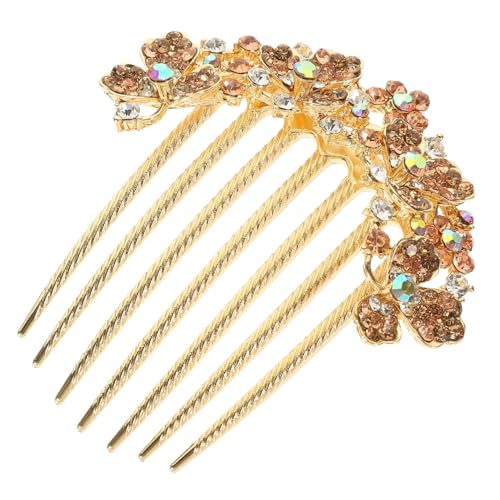 SKISUNO Strass Haarkamm Für Damen Hochzeit Schmuck Seitlicher Kamm Clip Accessoire Für Formelle Anlässe von SKISUNO