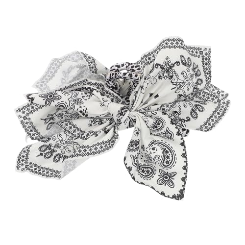 SKISUNO Vintage Haarschleifen Doppelseitige Paisley Herz Haarspange Damen Haarklammer für Dickes Dünnes Haar Stylische Haarschleife mit Schleifenornament Vielseitige Frisur Clips von SKISUNO