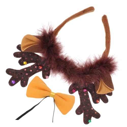 SKISUNO Stirnbänder Für Weihnachts-partys Weihnachtshaarreifen Weihnachtsfliege Kostüm-haarreifen Kopfbedeckung Für Weihnachts-partys von SKISUNO