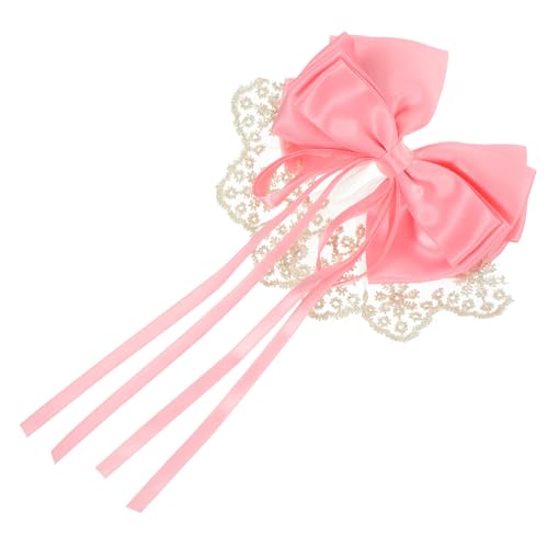 SKISUNO cute hair clips haarschmuck für damen Haarspange für Haarspangen mit Schleife Entenschnabel-Haarspange Haarschleife für Handbuch Haarnadel Ausgabekarte von SKISUNO