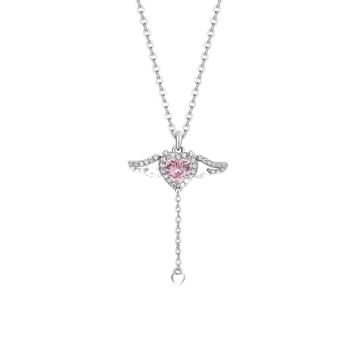 Ästhetische, exquisite Anhänger-Halsketten-Kollektion für Mädchen und Frauen, funkelnder Herz-Stern, Einstellbar, Kristall Ästhetische, exquisite Anhänger-Halsketten-Kollektion für Mädchen und Frauen, funkelnder Herz-Stern, Einstellbar, Kristall von SKJUBLPG