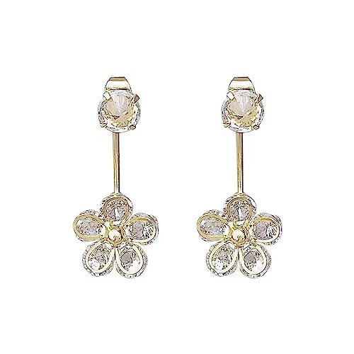 Elegante Blütenblatt-Anhänger-Ohrringe für Damen, luxuriös, Party, Mädchen, modische Ohrstecker, Geschenk, Einstellbar, Acryl von SKJUBLPG