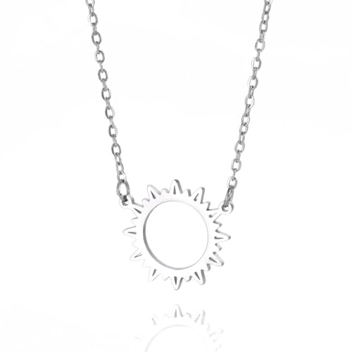 Halsketten für Damen und Herren, Sonnenanhänger, Schmuck, Party, modisch, schön, vielseitig, kann zu jedem Stil getragen werden, Einstellbar, Kristall Halsketten für Damen und Herren, Sonnenanhänger, Schmuck, Party, modisch, schön, vielseitig, kann zu jedem Stil getragen werden, Einstellbar, Kristall von SKJUBLPG