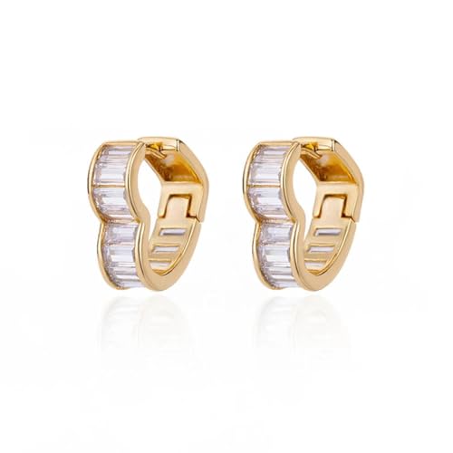 Ohrringe Ohrstecker Damenschmuck Schmuck Damen Luxus Herzform Trend Elegant Hochzeit Ästhetik, Einstellbar, Acryl von SKJUBLPG