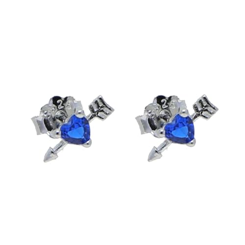 Ohrringe für Damen, Schmuck, 925, klein, für Mädchen, modisch, blau, herzförmig, zeigen Sie Ihre schöne, vielseitige exquisite, Einstellbar, Acryl Ohrringe für Damen, Schmuck, 925, klein, für Mädchen, modisch, blau, herzförmig, zeigen Sie Ihre schöne, vielseitige exquisite, Einstellbar, Acryl von SKJUBLPG